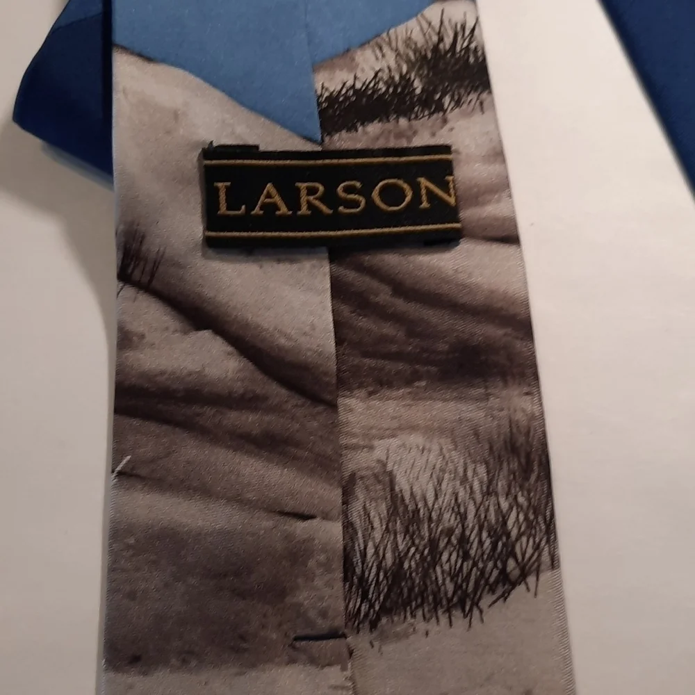 Footprints Christian Larsons Men's Neck Tie